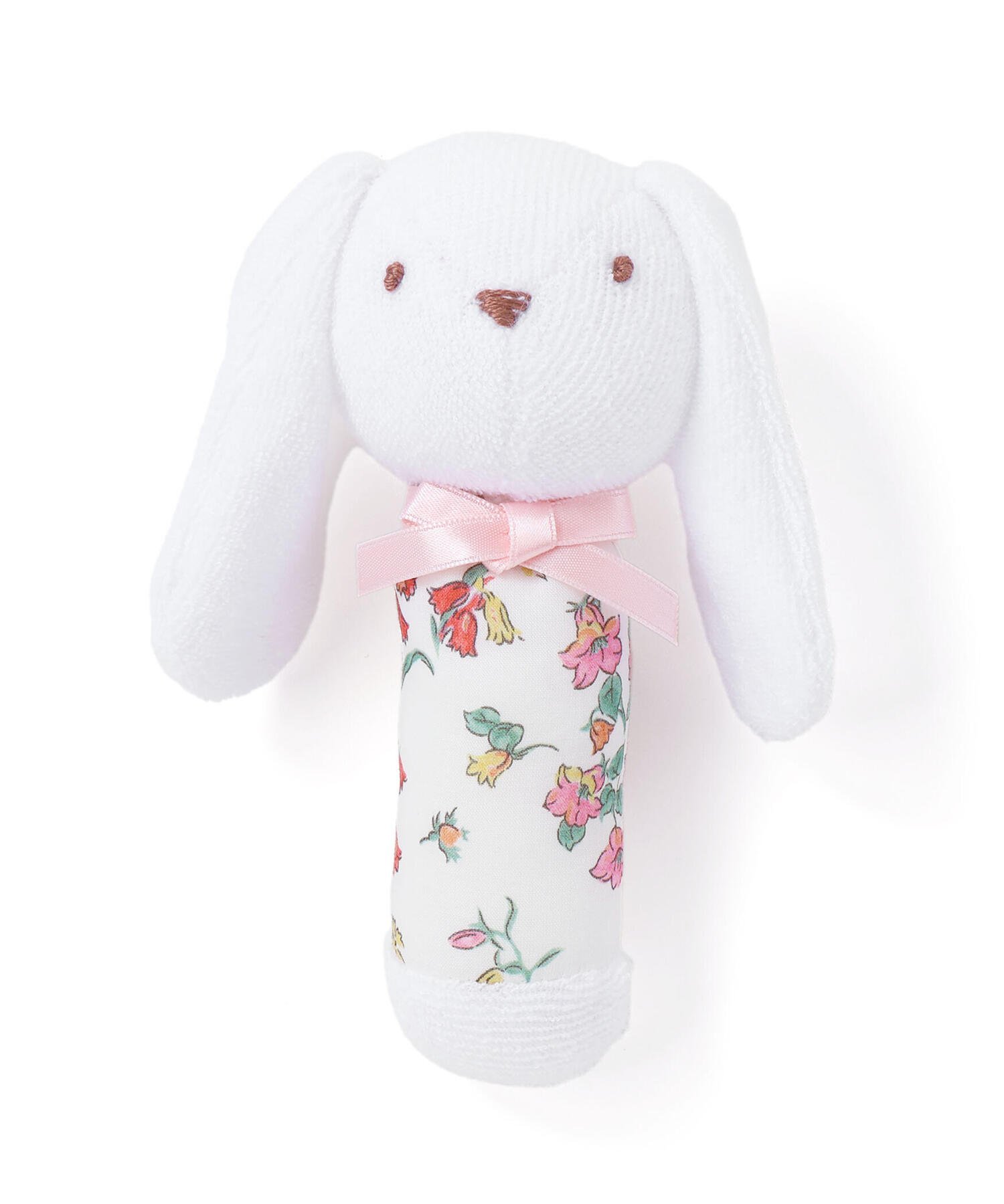 Погремушка-палочка Liberty (BluebellFields) Tana Lawn Animal Stick Rattle Baby Tartine et Chocolat, Red