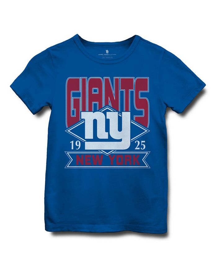 

Футболка унисекс NFL New York Giants Overtime Junk Food Clothing, синий