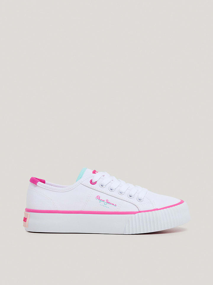Кроссовки на шнуровке Pepe Jeans FOOTWEAR, цвет weiß/pink — фото 2