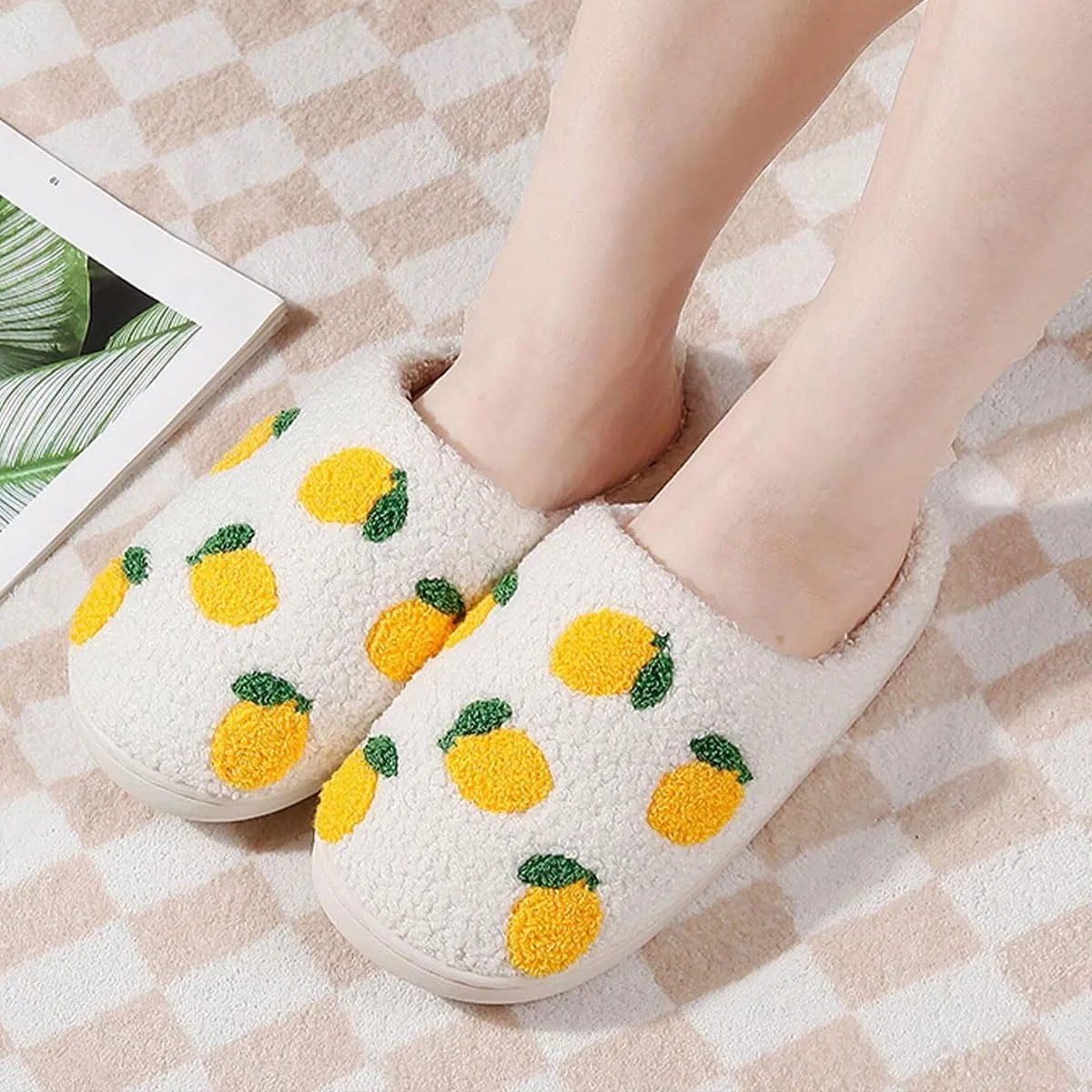 Тапочки с мягкой стелькой из пены с памятью, 2-lemon QHTAZ — фото 2