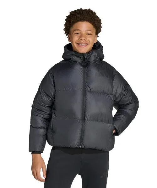 Пуховик Adidas Z.N.E. Puffer Jacket для детей, чёрный