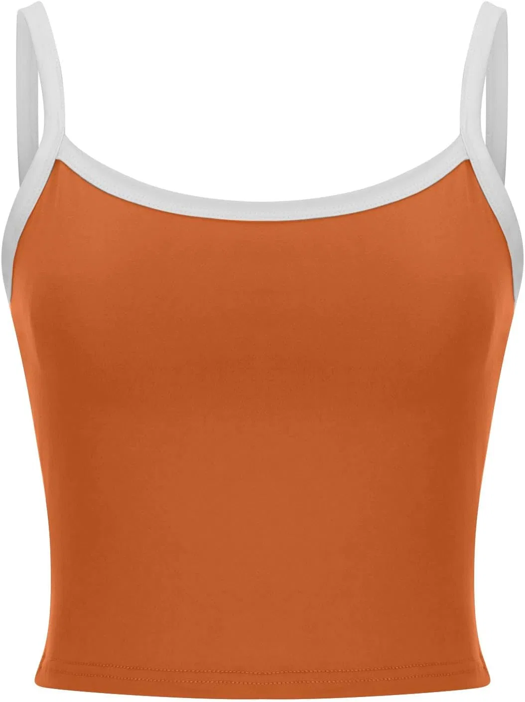 Топ-кроп для девушек, летний, облегающий, Uillui, A04_orange — фото 3