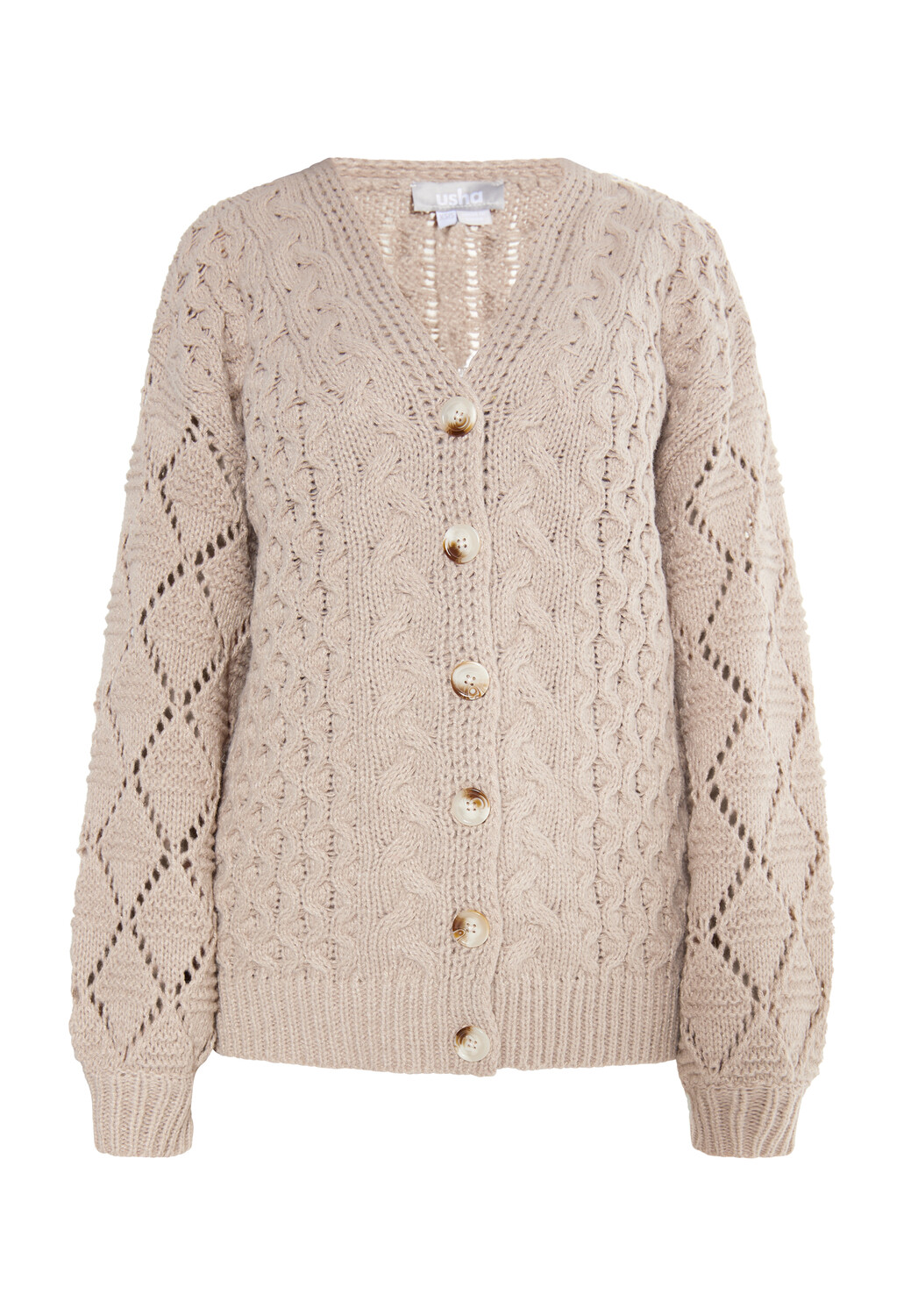 

Толстовка Usha Strickcardigan, цвет Grau Beige