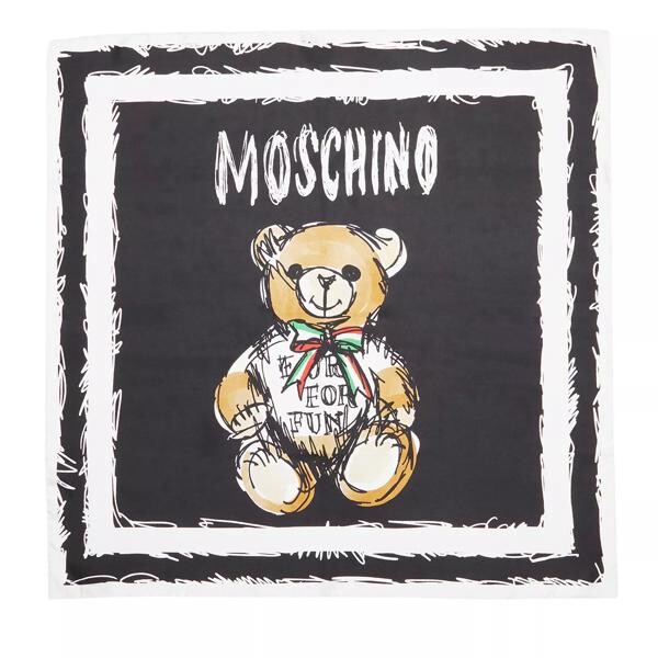 

Шарф headscarf fantasy print Moschino, черный