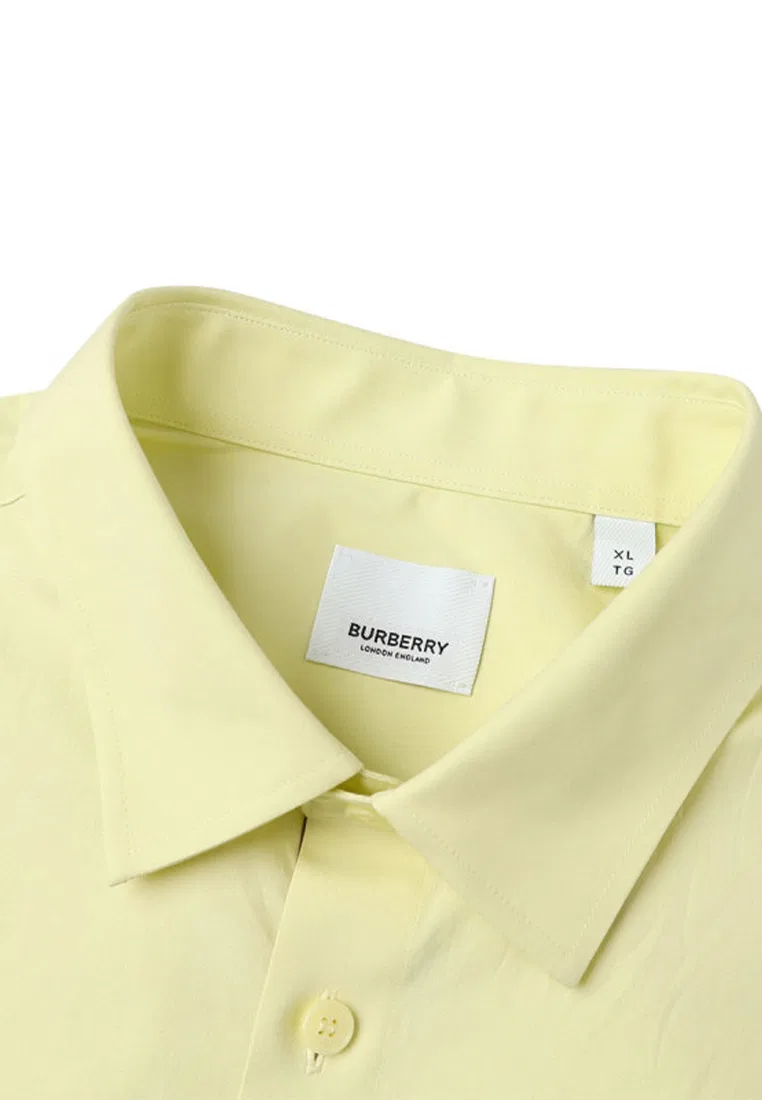 Рубашка мужская Burberry 81043791, хлопок со спандексом, желтый — фото 3