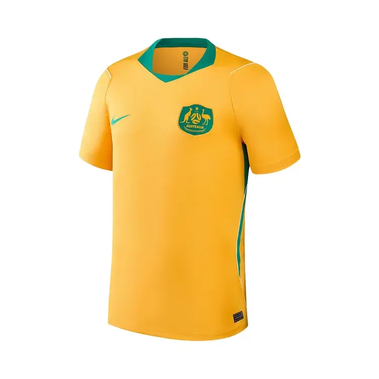 Игровая футболка Nike Australia 2026 Stadium Home, желтый