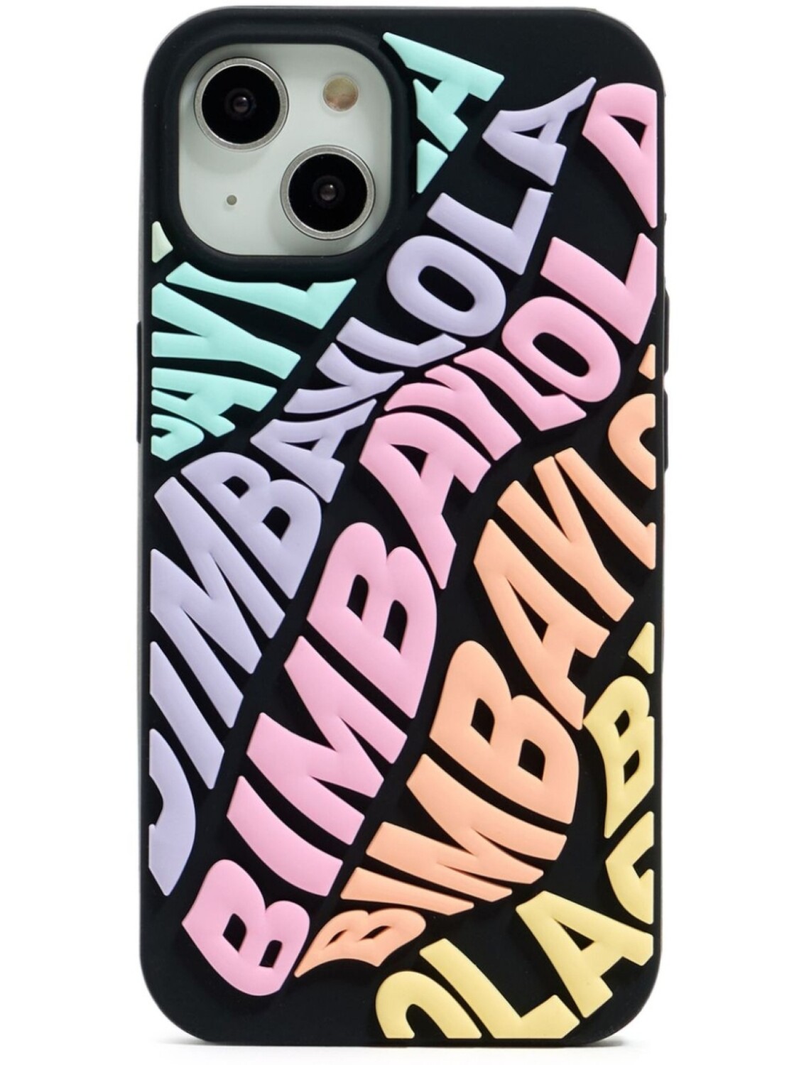 

Bimba y Lola чехол для iPhone 14 с тисненым логотипом, черный