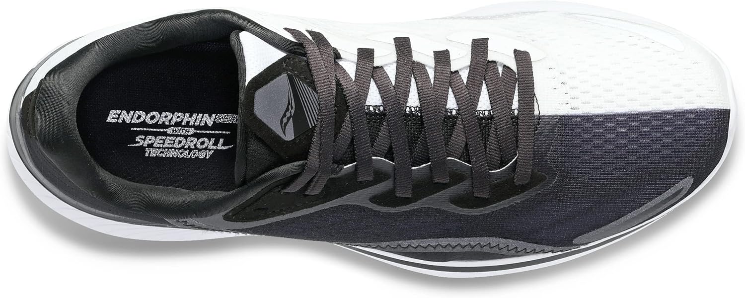 Мужские беговые кроссовки Saucony Endorphin Shift 2, черно-белый — фото 3