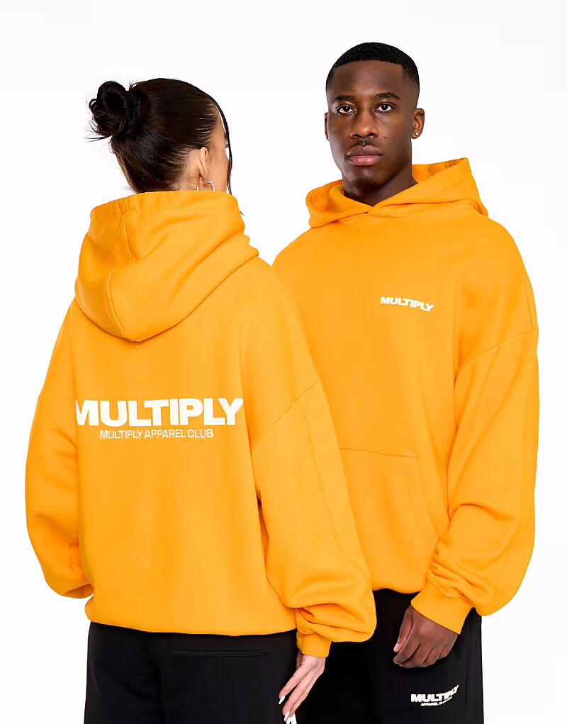

Multiply Apparel - Multiply - Толстовка большого размера в оранжевом цвете