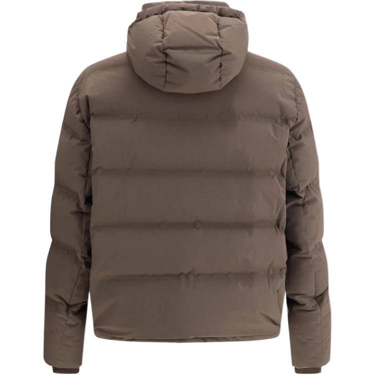 Brunello Cucinelli Застегивающаяся на молнию толстовка с капюшоном, Khaki — фото 3