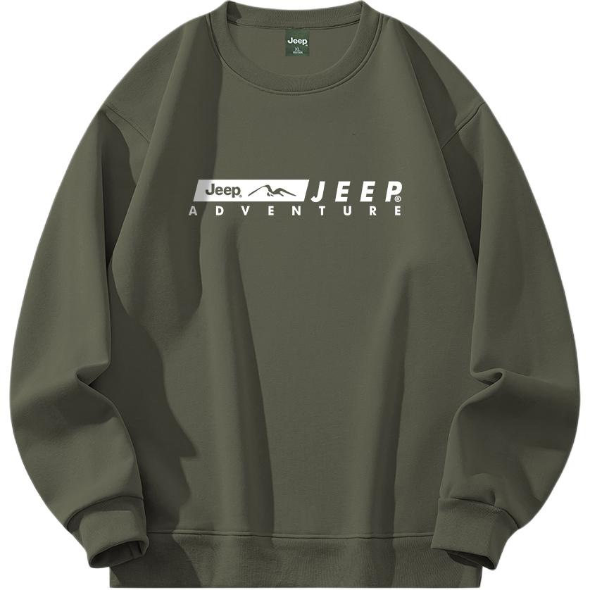 

Свитшот Leisure Collection Unisex Jeep, серый зеленый