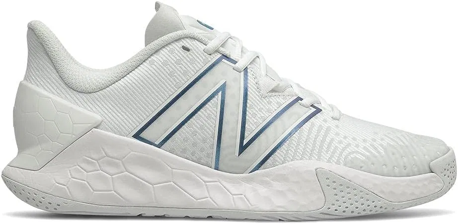 Кроссовки для тенниса New Balance Fresh Foam X Lav V2, White/Laser Blue — фото 2