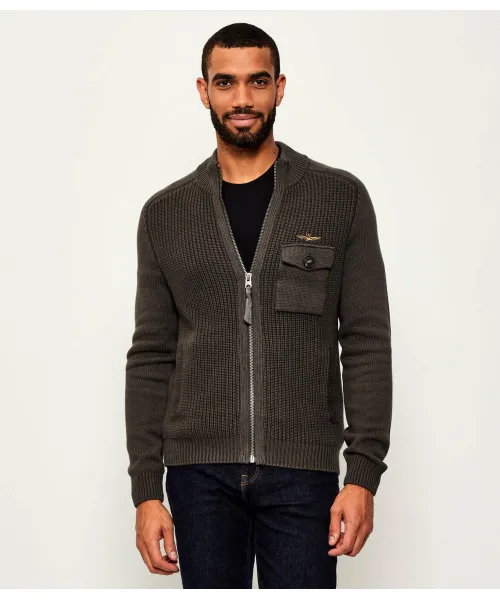 

Свитер Regular fit Aeronautica Militare, серый