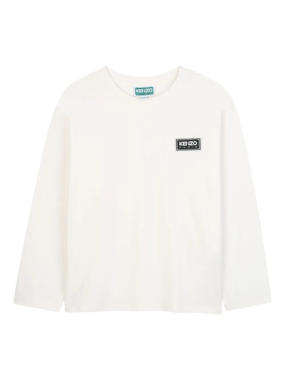 

Лонгслив с логотипом Kenzo Kids, белый