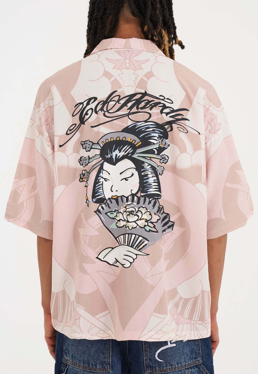 

Рубашка GEISHA FAN CAMP Ed Hardy, розовый