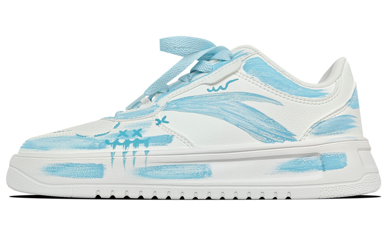 

Расслабленные нескользящие легкие увеличивающие рост низкие кроссовки для скейтбординга men's ANTA, белый