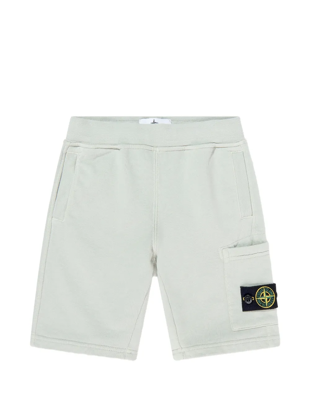 

Шорты с логотипом Stone Island Junior, серый