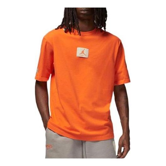 

Футболка Jordan x Shelflife Logo T-shirt 'Orange', оранжевый