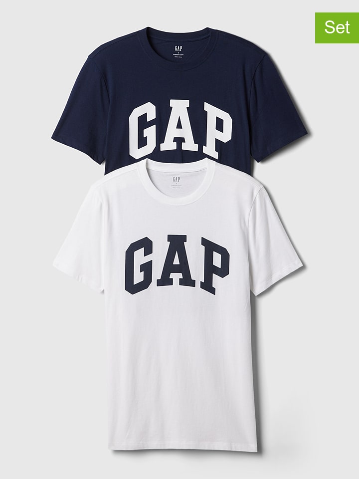 

Футболка GAP, цвет dunkelblau/weiß