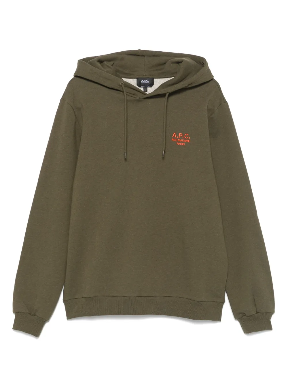 

Худи с логотипом A.P.C., зеленый