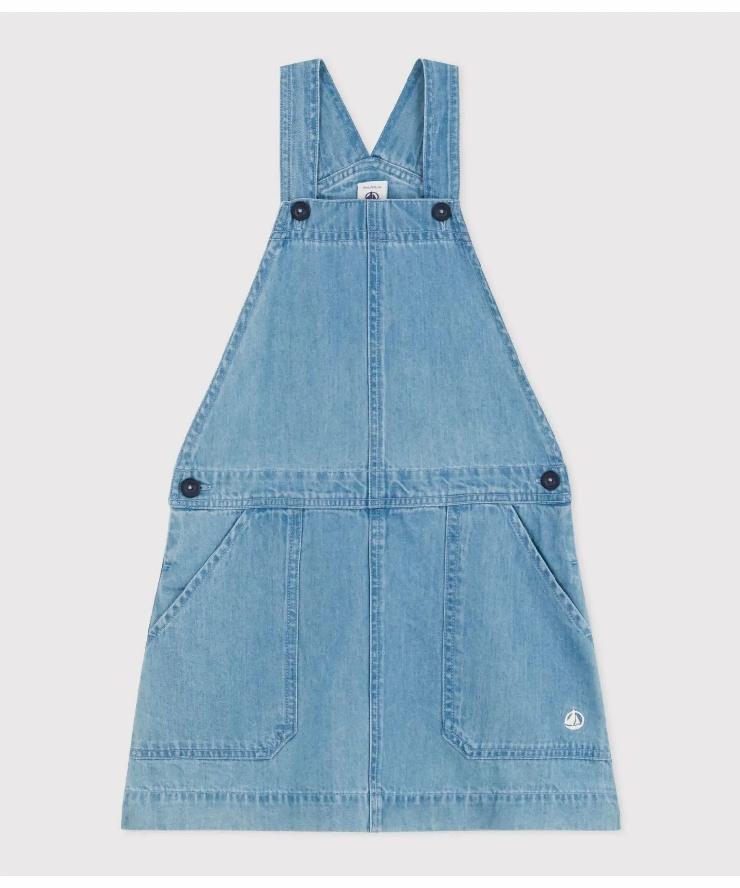 Джинсовая юбка-свитер PETIT BATEAU, Blue