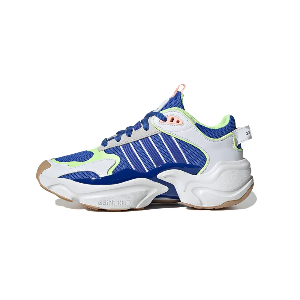 Кроссовки Magmur Runner Chunky унисекс с низким верхом белого/синего/желтого цвета Adidas Originals