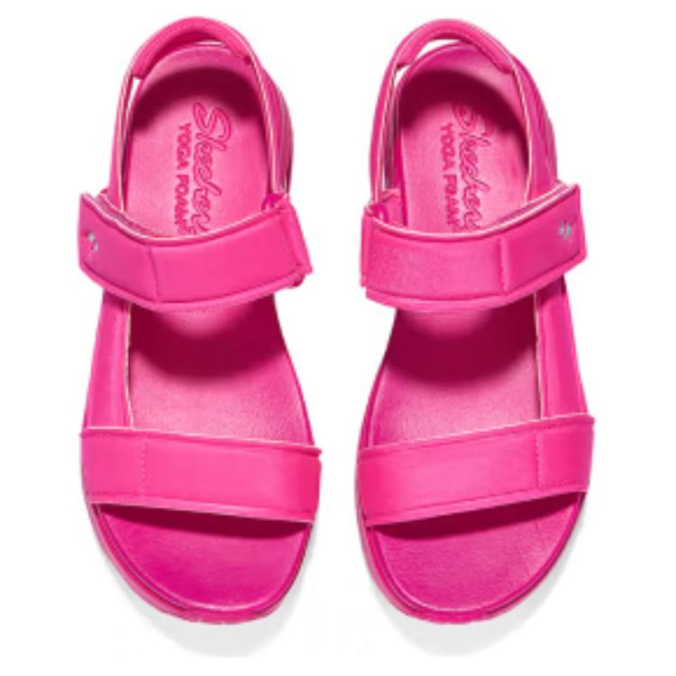 Сандалии пляжные Uno женские Red Skechers, персиково-розовый/розовый — фото 4
