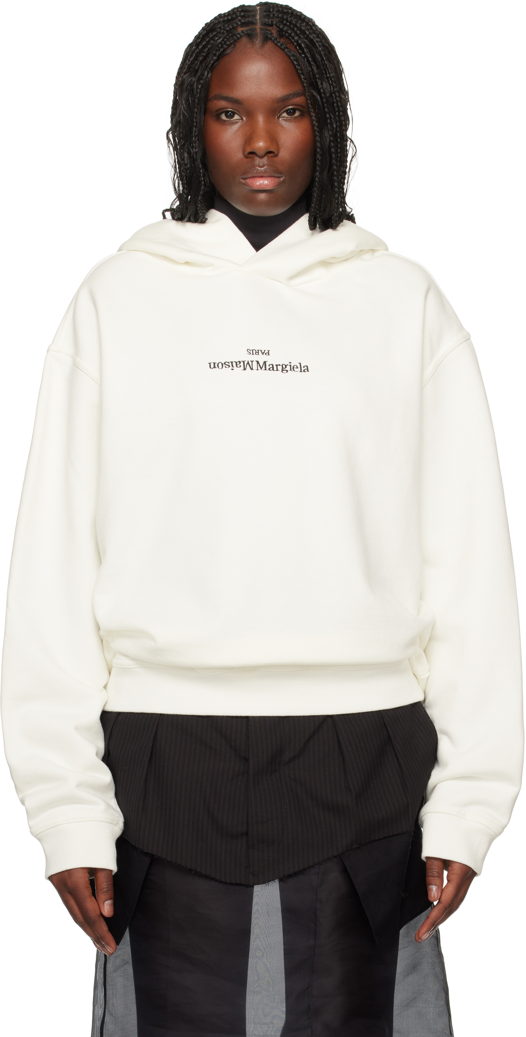 

Off-White Толстовка с перевернутым логотипом Maison Margiela