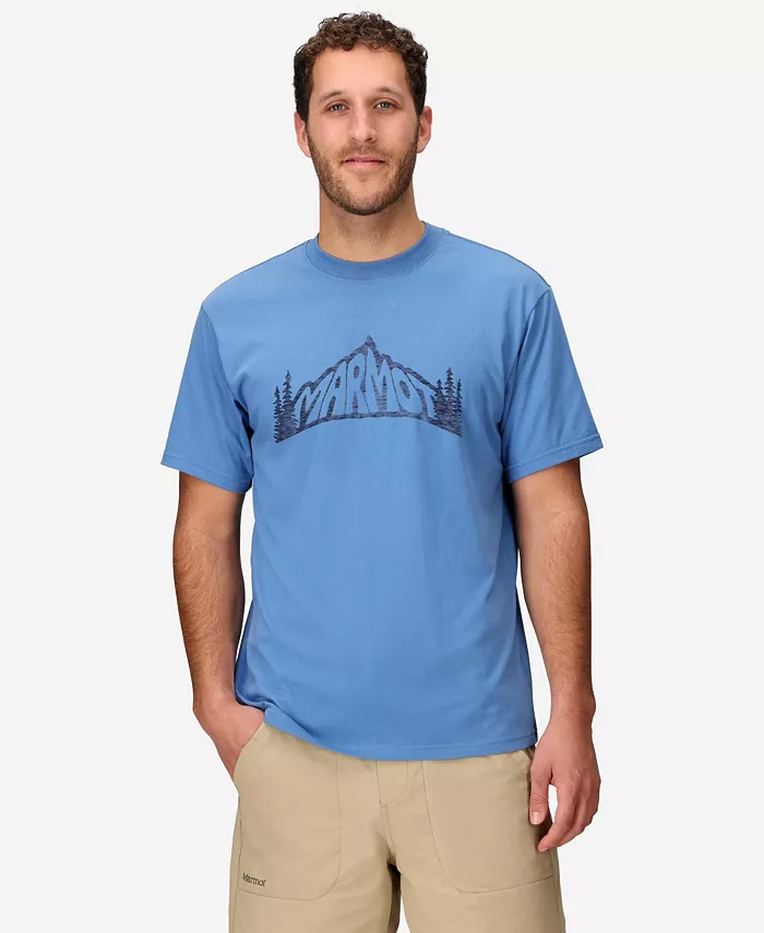 

Мужская футболка с коротким рукавом Peaks and Trees Marmot, белый