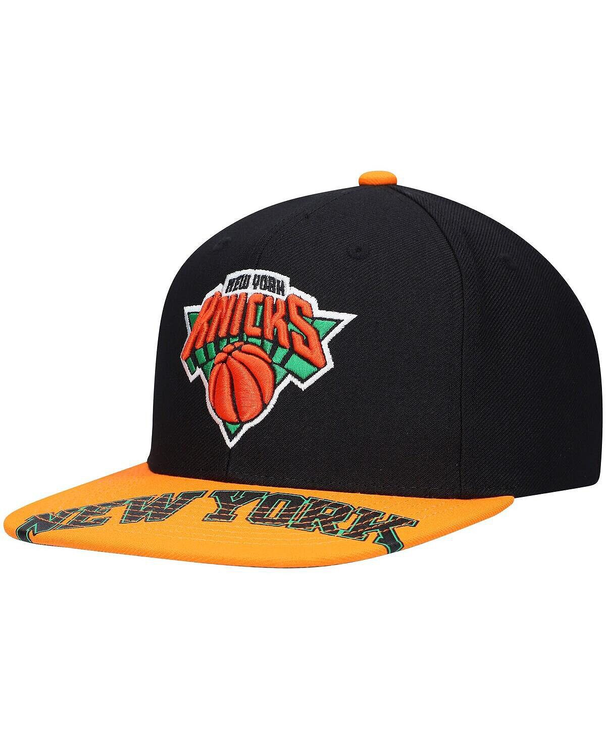 

Мужская кепка с крышками черного и оранжевого цвета New York Knicks Current Reload 3.0 Snapback Mitchell & Ness