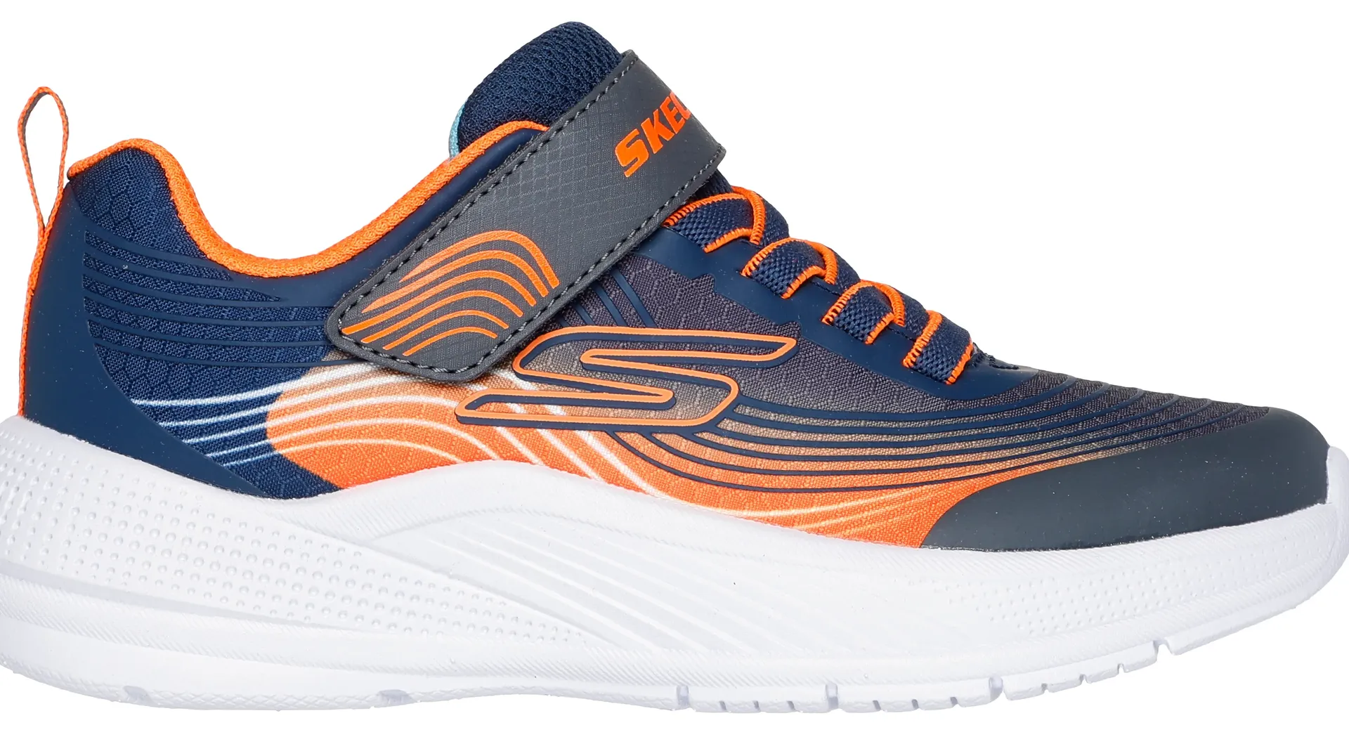 Детские кроссовки Skechers "MICROSPEC ADVANCE", повседневная обувь, обувь на липучке, обувь на шнуровке в классном цветовом сочетании Skechers Kids, оранжевый — фото 2