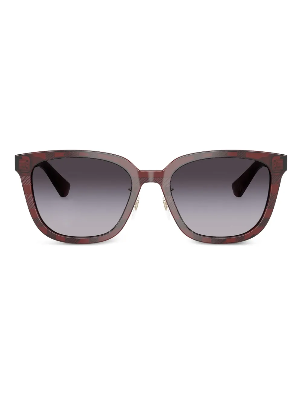 

Солнцезащитные очки в квадратной оправе Burberry Eyewear, красный
