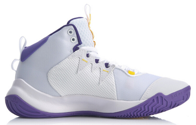 Кроссовки Li Ning Lining Storm 1, белый/фиолетовый — фото 2
