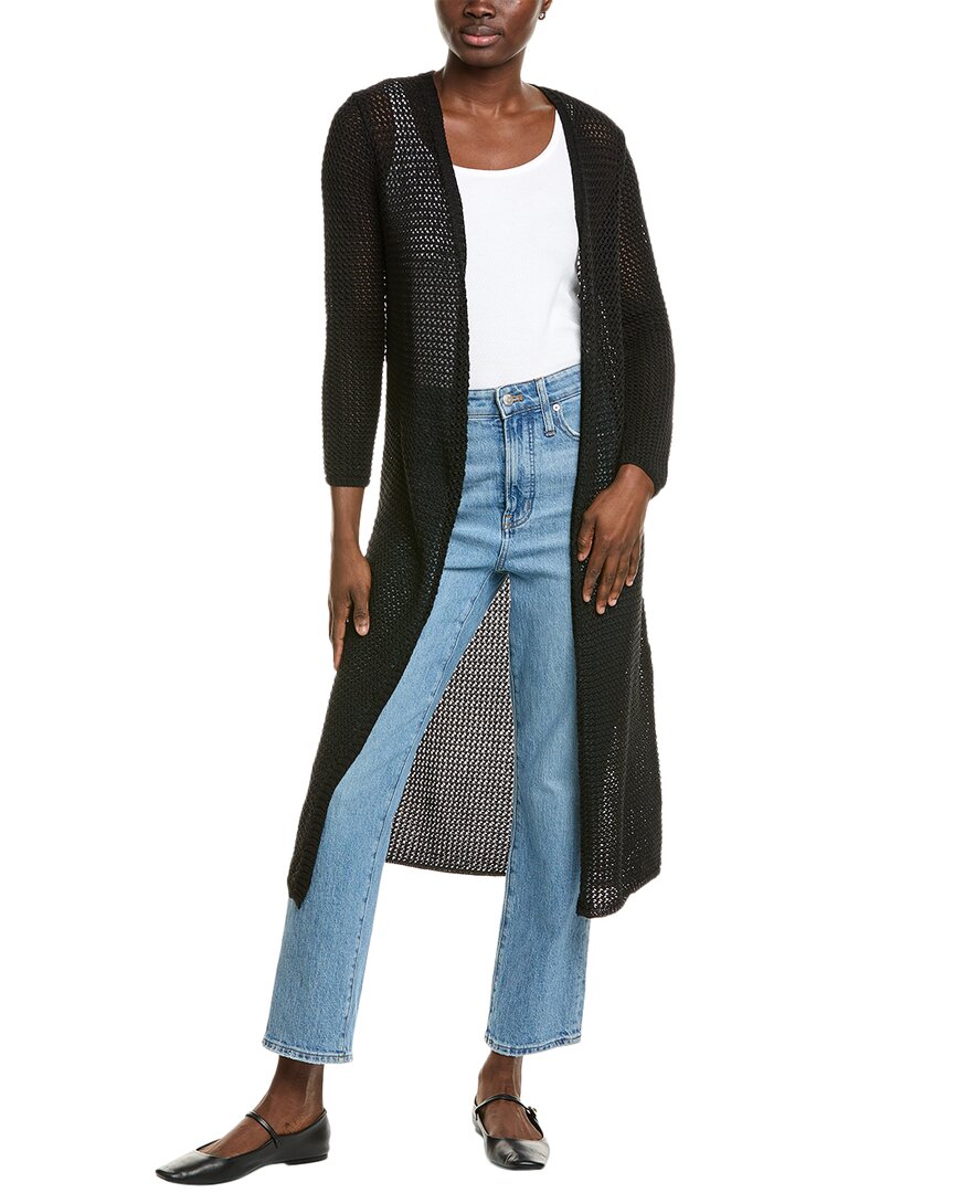 

Кардиган крючком в полный рост с открытым передом Industry, черный