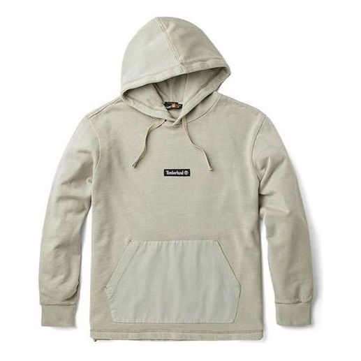 

Худи Timberland Mixed Media Garment Dye Hoodie 'Island Fossil', белый