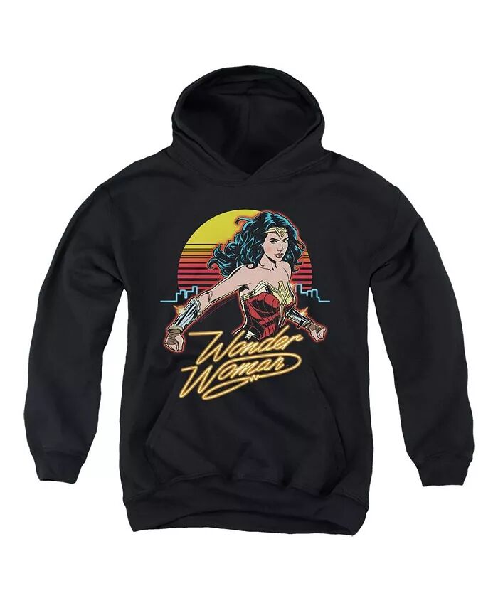 

84 Youth Skyline Pull Over Hoodie / Толстовка с капюшоном Wonder Woman, черный