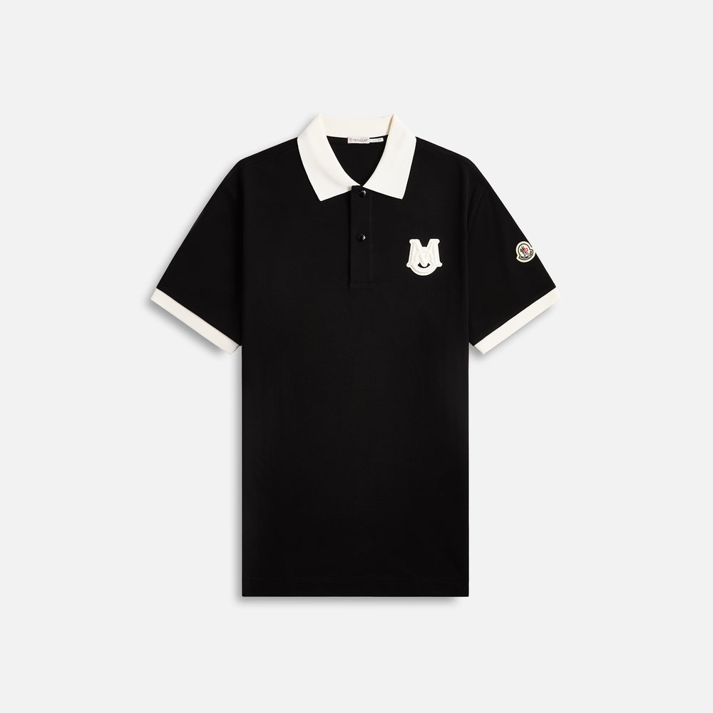 

Рубашка Moncler Cotton Pique Short Sleeve Polo, черный