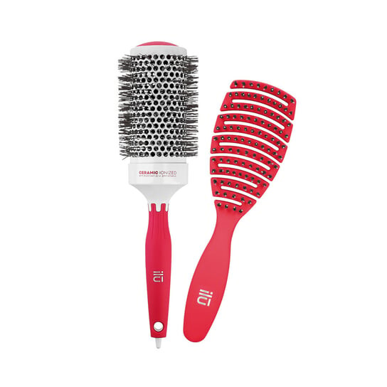 

Набор из 2 красных щеток: для укладки и расчесывания волос, 2 шт. ilū by Tools For Beauty