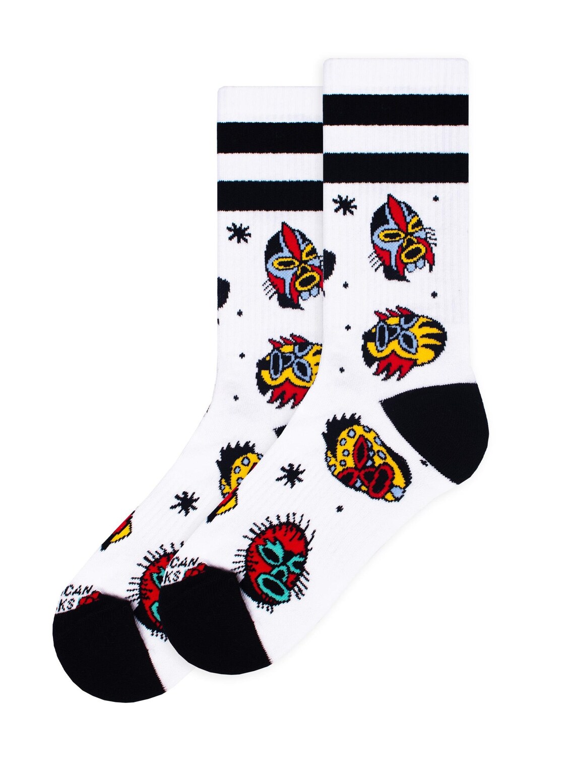 

American Socks Носки 'El Luchador' в белом цвете