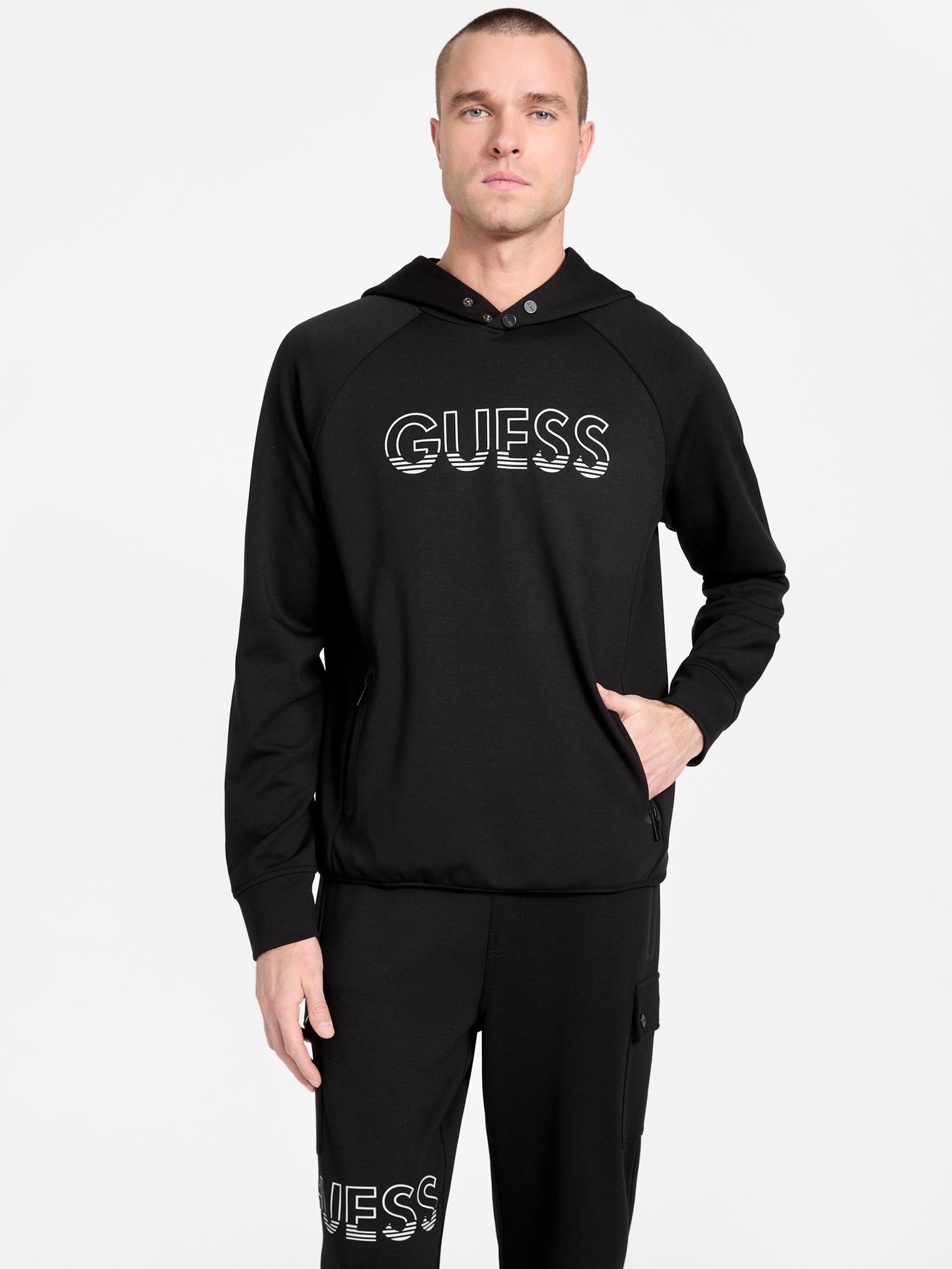 

Толстовка Gabriel Scuba Guess Factory, черный