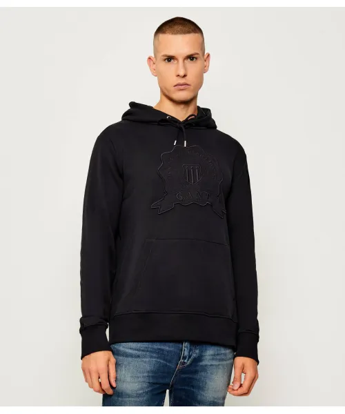 

Толстовка Regular fit Gant, черный
