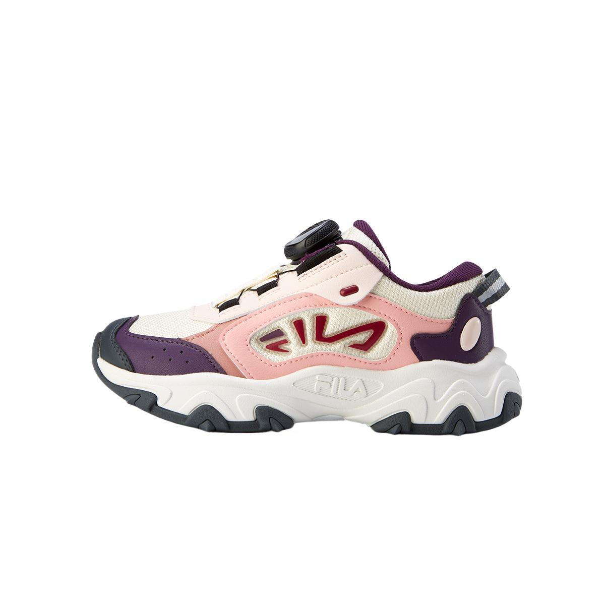 

FILA KIDS Боа лоу топ детские повседневные кроссовки antique white/shadow purple kids'