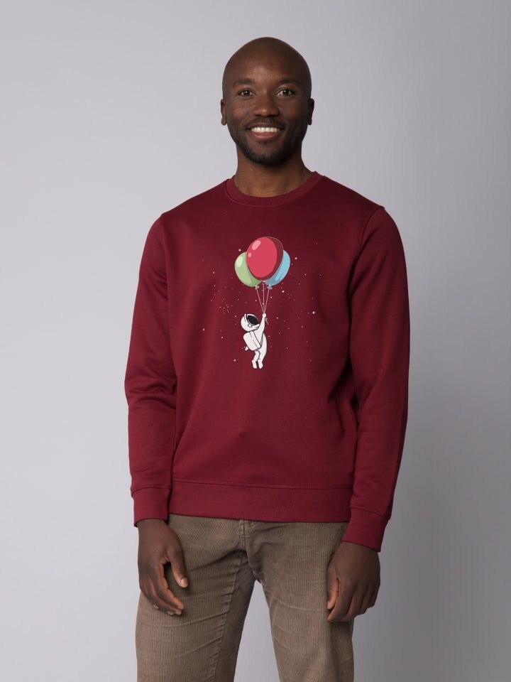 

Толстовка wat Apparel Little Balloon Astronaut, цвет weinrot