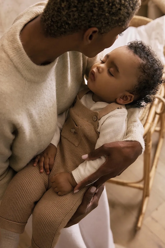 

Детский комплект с шерстяной смесью Mayoral Newborn, коричневый