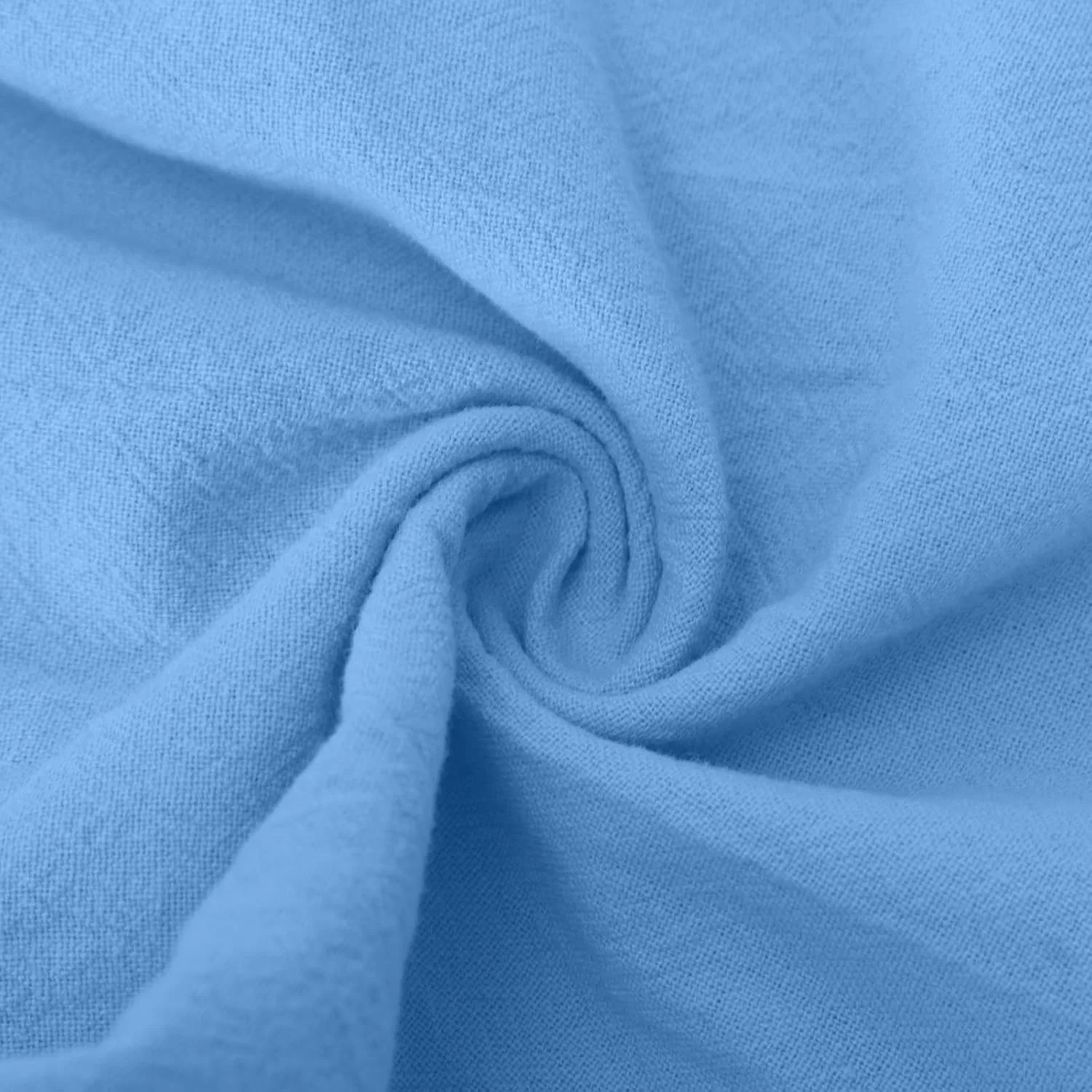 Шорты карго мужские с эластичным поясом, хлопок и лён, Light Blue — фото 3
