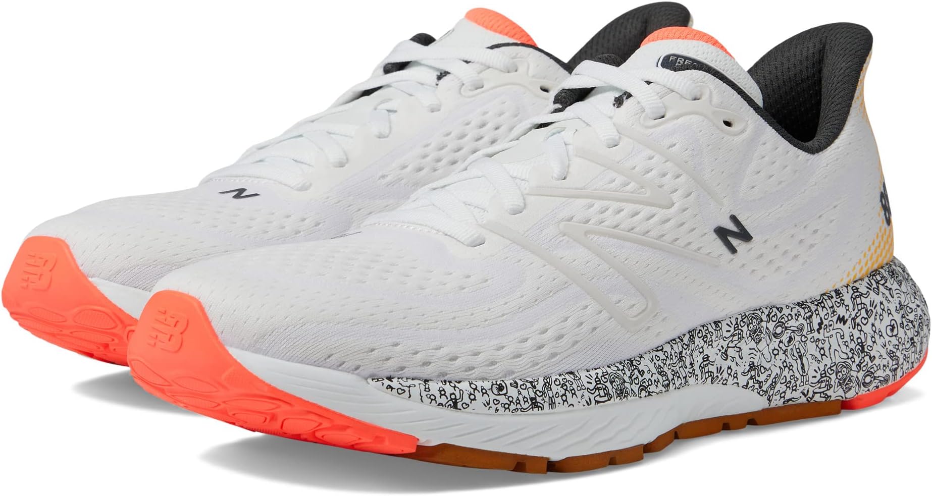 

Кроссовки New Balance Fresh Foam X 880v13, White/Cosmic Pineapple