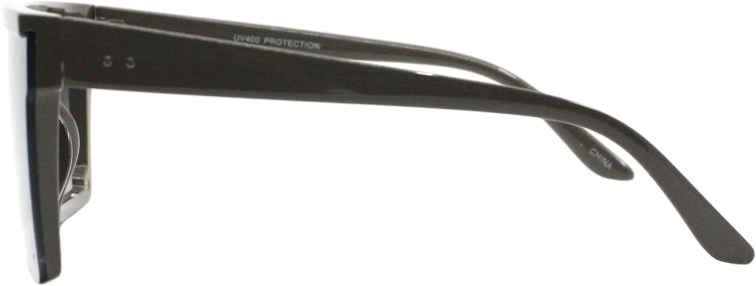 

Солнцезащитные очки PASTL с плоской верхней частью, квадратной формы, унисекс, футуристические, в стиле «бойфренд», защита от УФ-излучения 400, Taupe (Smoke)