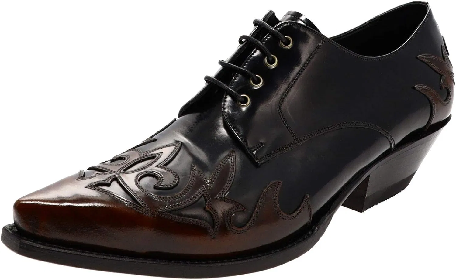 FB Fashion Boots FB Модные ботинки, обувь унисекс, кожаные ботинки ELOY, обувь в стиле вестерн, черные и красные
