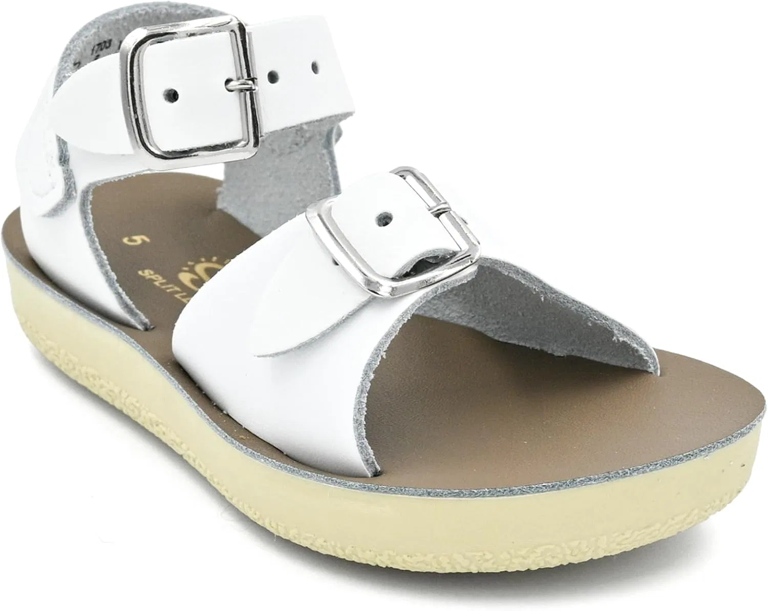 Сандалии кожаные Sun-San, белый Salt Water Sandals