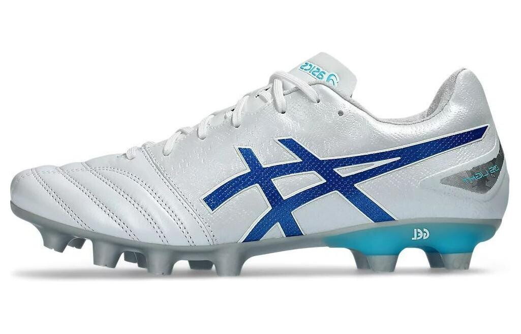 

Футбольные бутсы DS LIGHT унисекс с низким верхом белого/синего цвета Asics